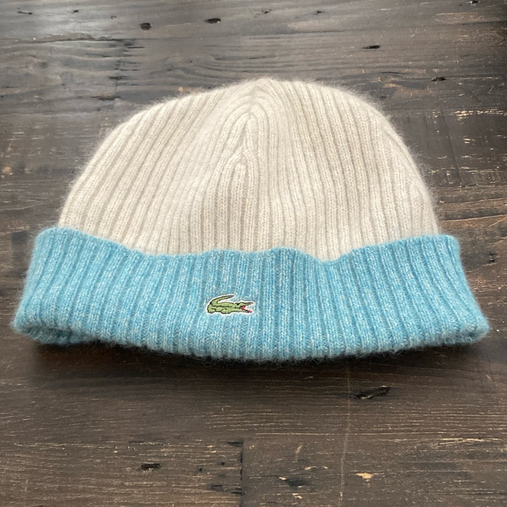Lacoste beanie wool
